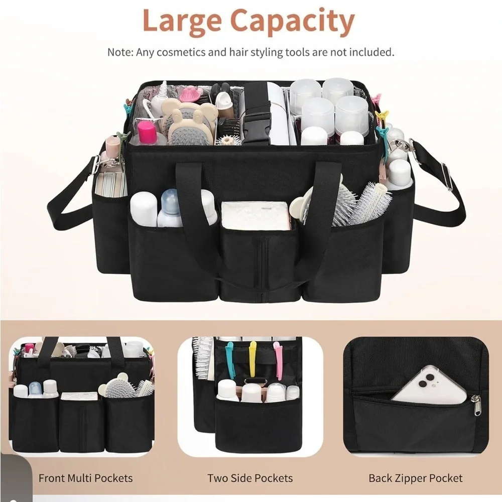 Hair tool organizer/Hairstylist Traveling Bag, Extra Large Hair Tools Travel Bag - Picture 3 of 6